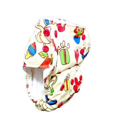 Kindermum Nano Aio Cloth Diaper With 2 Organic Cotton Inserts- Baby Doodle For Kids