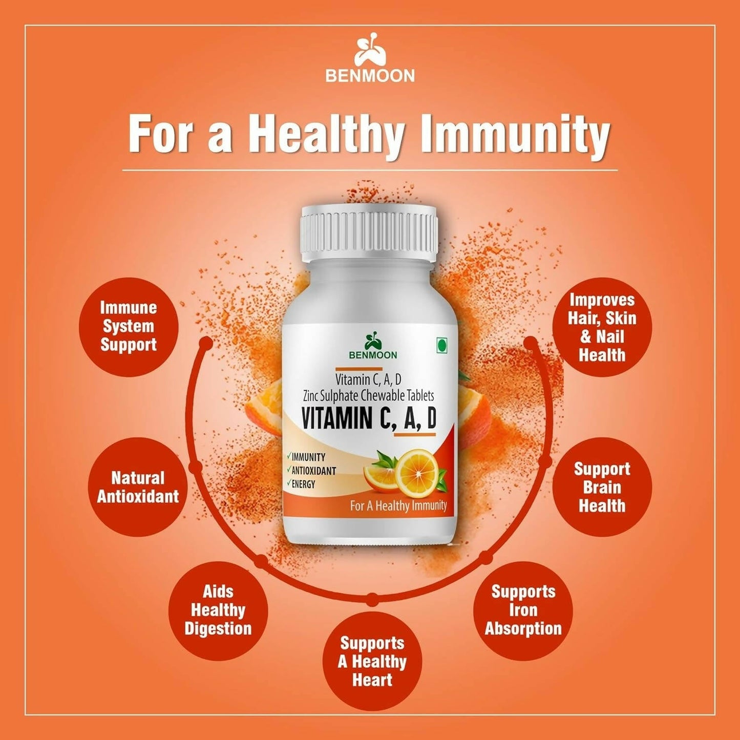 Benmoon Ayurveda C A D Tablets