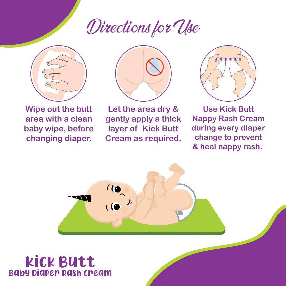 Babiecorn Kick Butt Diaper Rash Cream