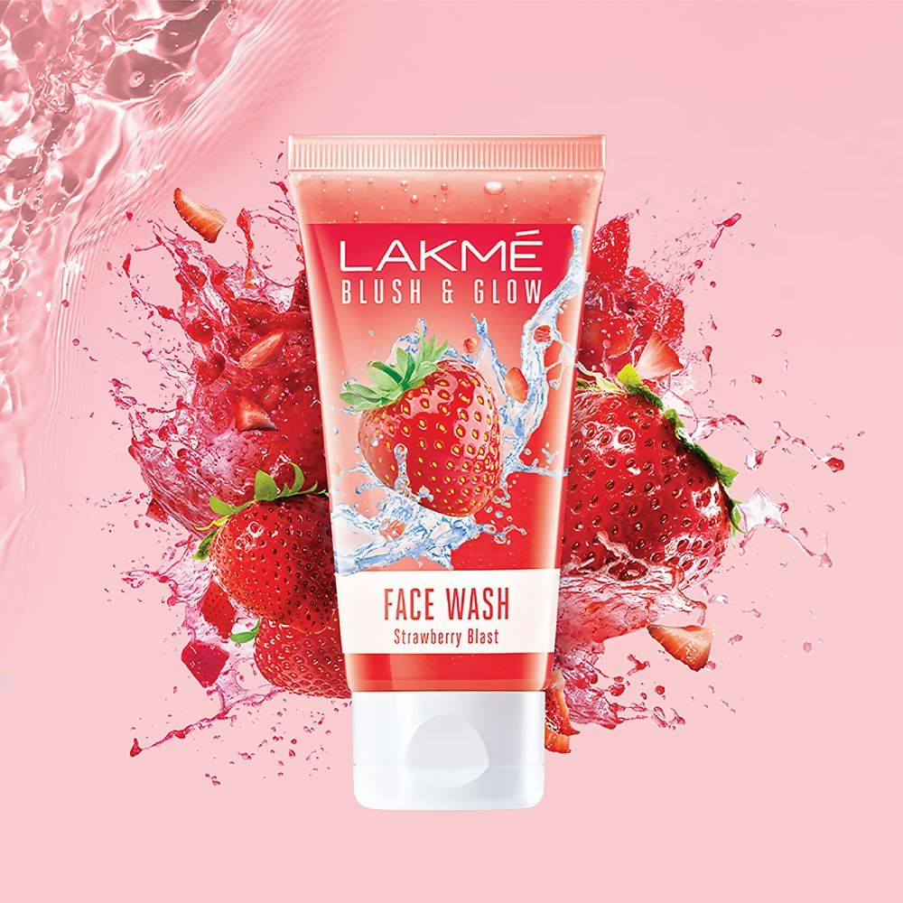 Lakme Blush & Glow Strawberry Freshness Gel Face Wash