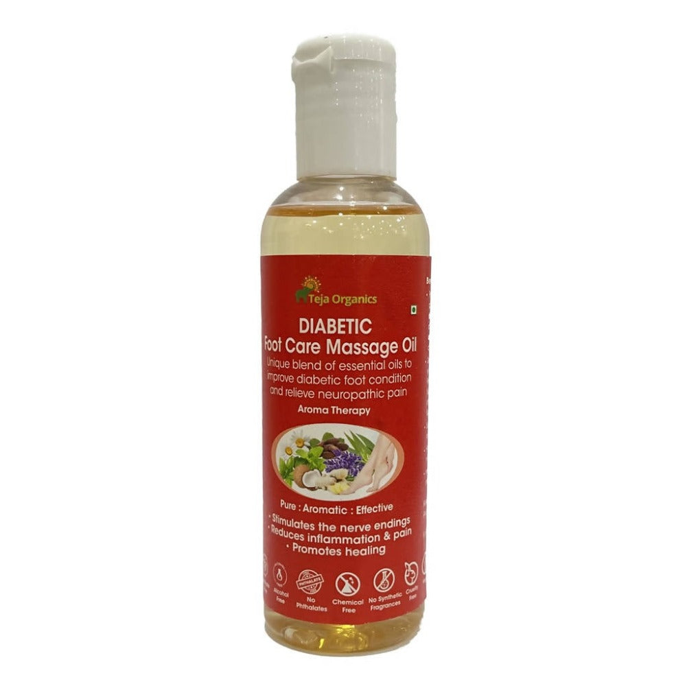 Teja Organics Diabetic Foot Care Massage Oil - Drmedicart