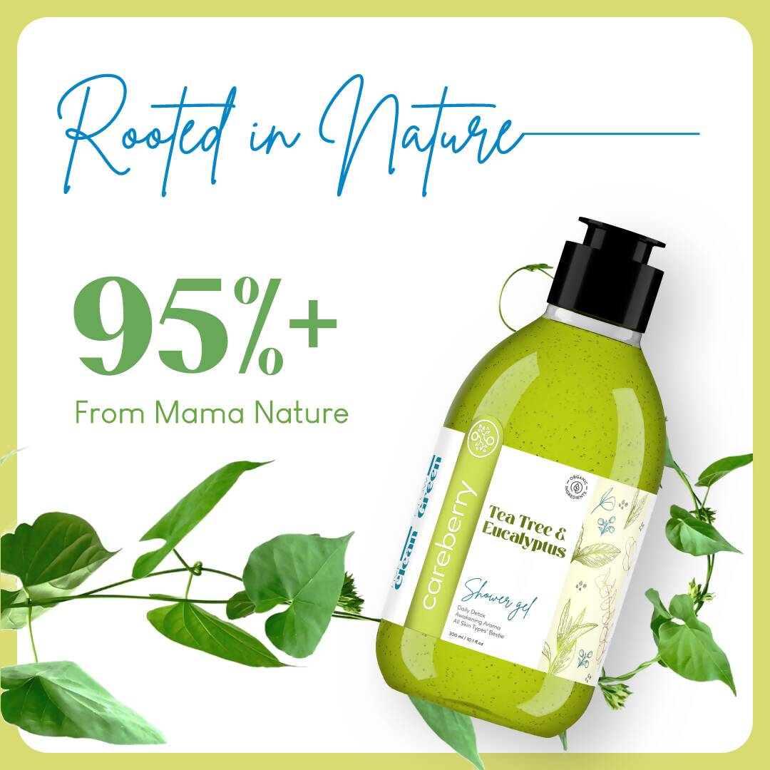 careberry tea tree eucalyptus oil shower gel buy in usa