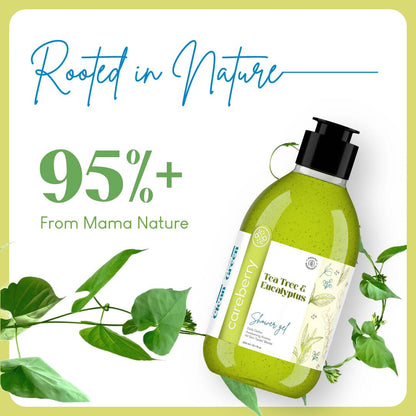 careberry tea tree eucalyptus oil shower gel buy in usa