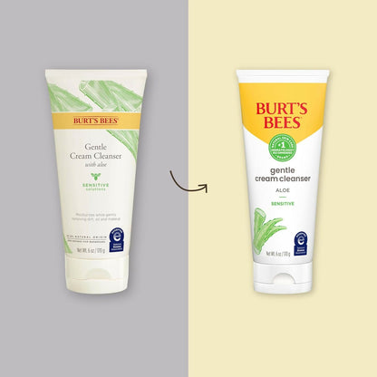 Burt's Bees Gentle Cream Cleanser with Aloe for Sensitive Skin