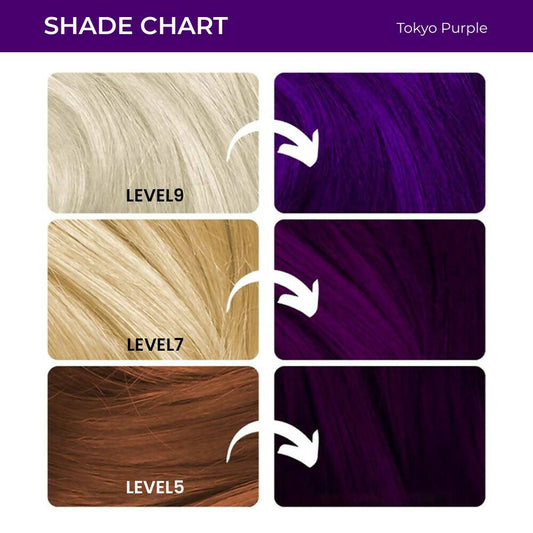Buy Anveya Semi Permanent Hair Color - Tokyo Purple from DrMediCart, Ship from India to USA
