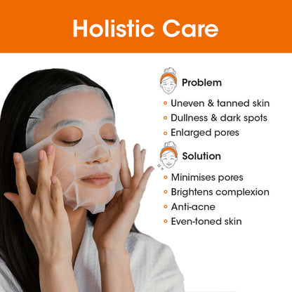 TAC - The Ayurveda Co. Vitamin C Serum Sheet Mask | Natural Skin Brightness - DrMediCart