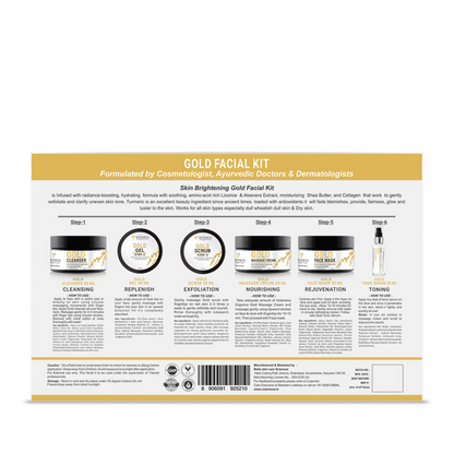 Volamena Skin Brightening Gold Facial Kit
