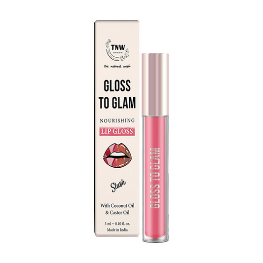 The Natural Wash Gloss To Glam Nourishing Lip Gloss  - Slush