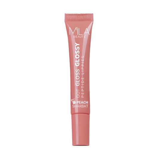 Mila Beaute Got Gloss Peptide Lippies - Peach Sharbat