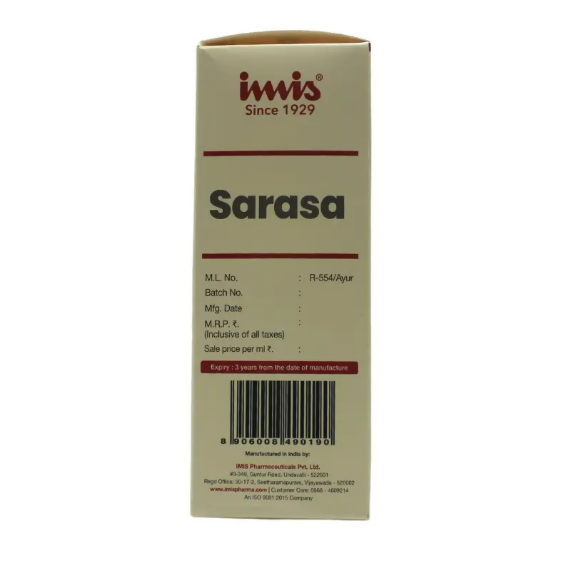 Imis Ayurveda Sarasa Syrup