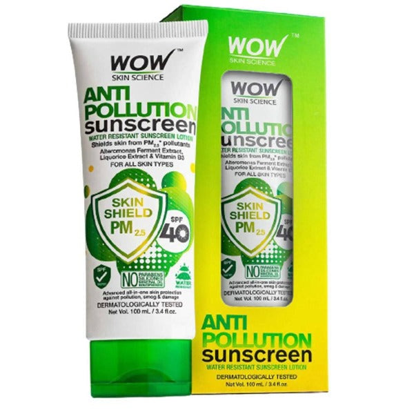 Wow Skin Science Anti Pollution Sunscreen Lotion - Drmedicart