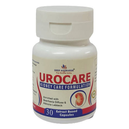 Deep Ayurveda Urocare 500mg Veg Capsules