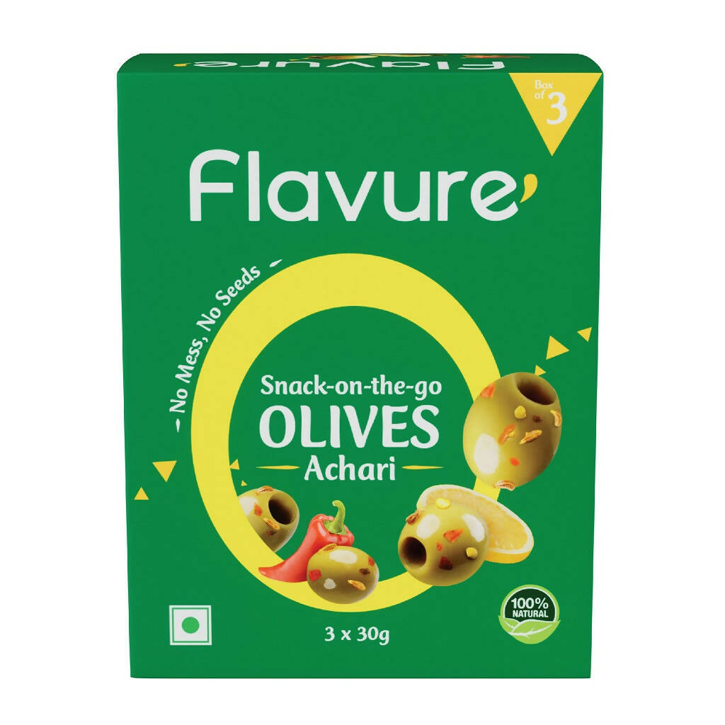 Flavure Snack-On-The-Go Olives Achari
