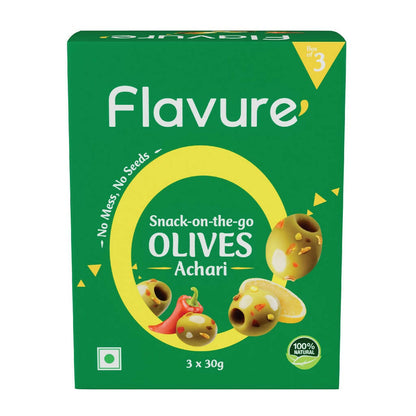 Flavure Snack-On-The-Go Olives Achari