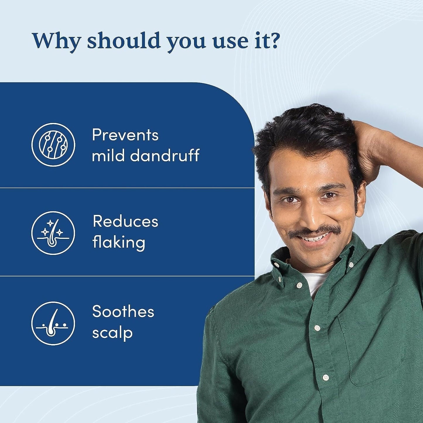 Man Matters Daily Use Anti-Dandruff Kit - Dandruff Removal Lotion, Daily Use Anti-Dandruff Shampoo & Conditioner
