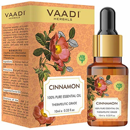 Buy Vaadi Herbals Cinnamon 100% Pure Essential Oil Therapeutic Grade from DrMediCart, Ship from India to USA