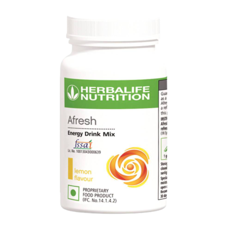 Herbalife Nutrition Afresh Energy Drink Mix | Rich source of Guarana Seed Extract, Orange Pekoe Extract and Antioxidants