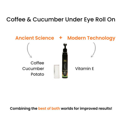 tru hair skin coffee cucumber under eye roll on buy in usa