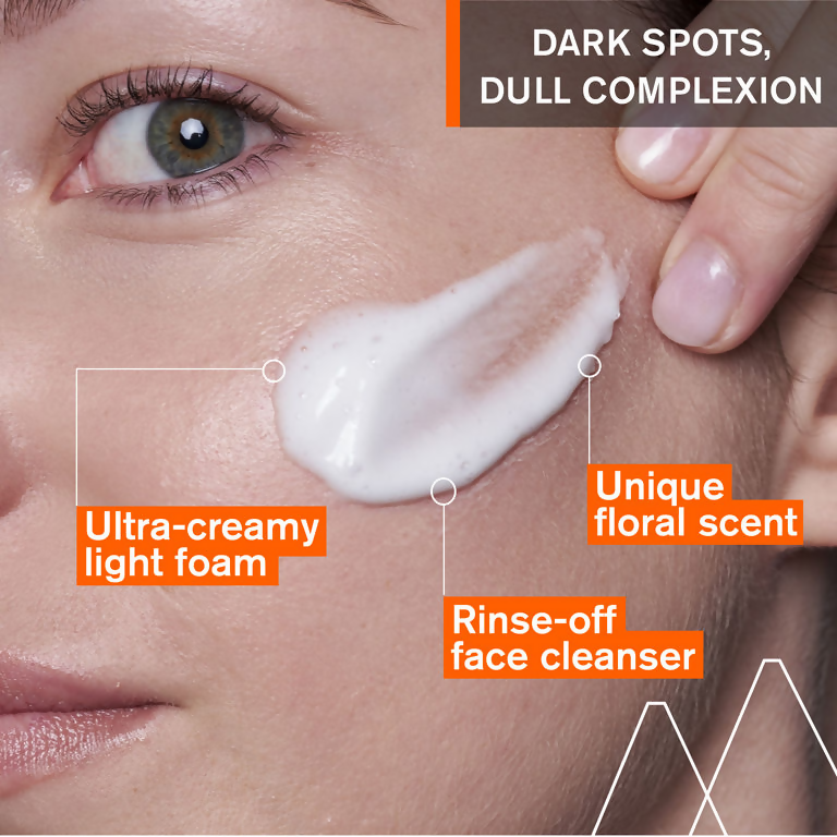 Uriage Depiderm Anti-Dark Spot Brightening Cleansing Foaming Cream With Vitamin C & Niacinamide
