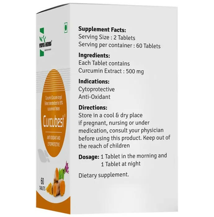 Vidya Herbs Curcubest Tablet - Drmedicart