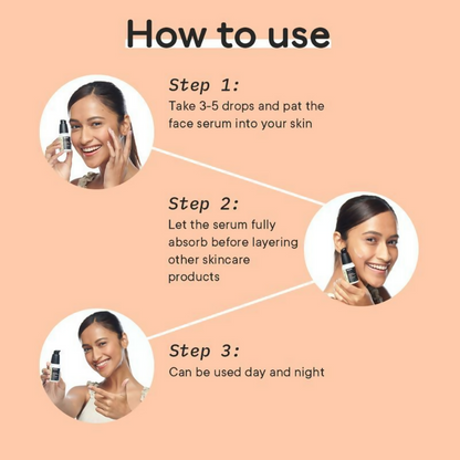 Quench Rice Water Intense Repair Serum With Niacinamide For Dewy & Even Skin Tone