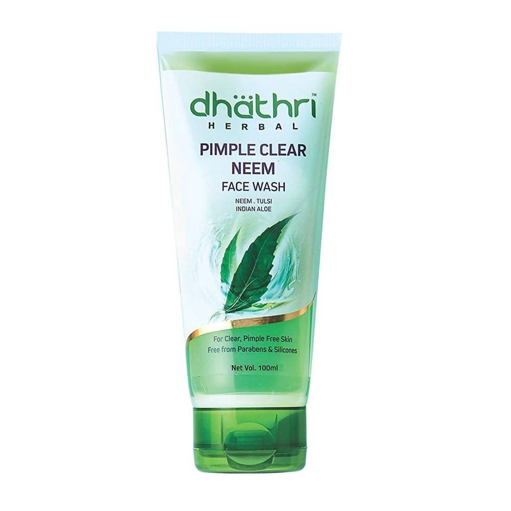 Buy Dhathri Ayurveda Herbal Pimple Clear Neem Face Wash from DrMediCart, Ship from India to USA