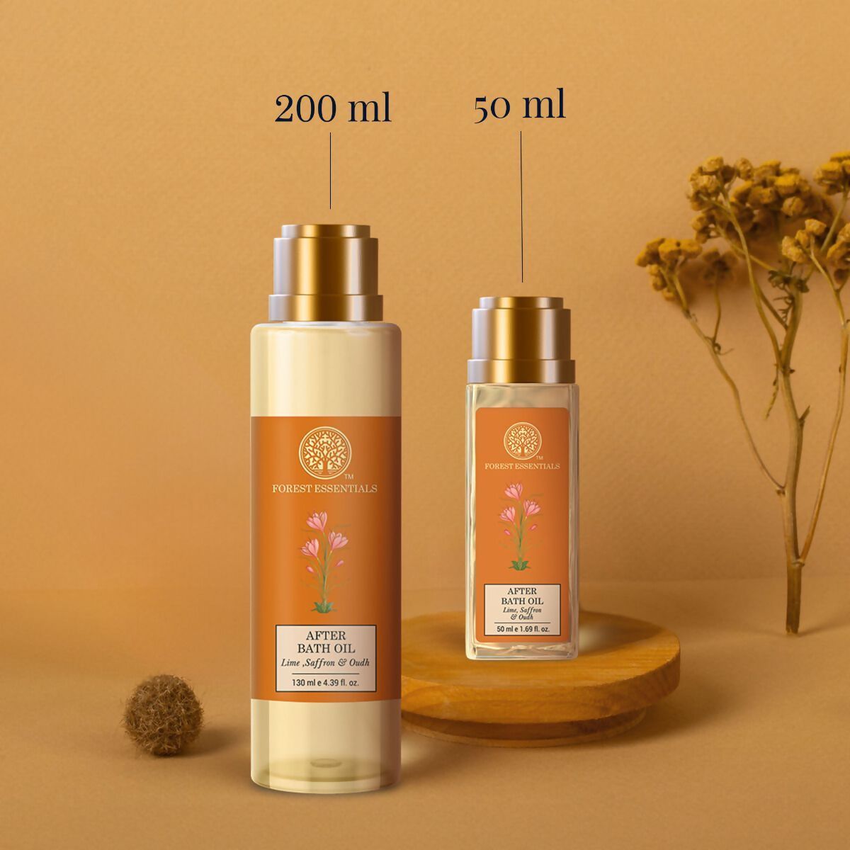 Forest Essentials After Bath Oil Lime Saffron & Oudh - Drmedicart