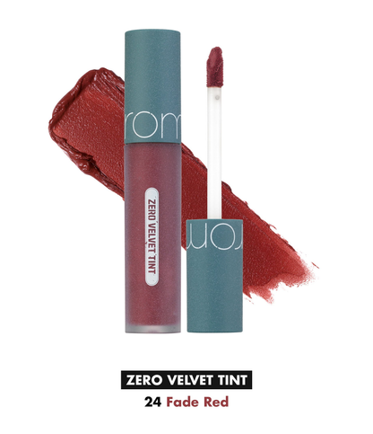 Rom&nd Zero Velvet Tint - 24 Fade Red