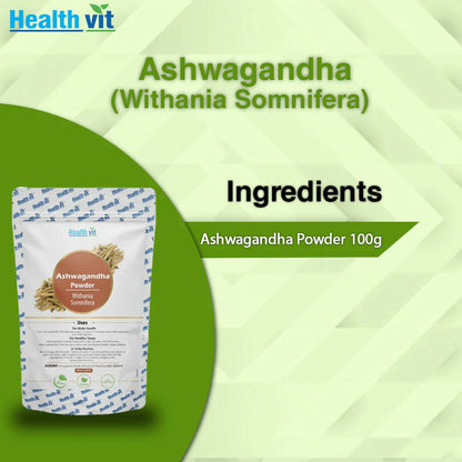 Healthvit Natural Ashwagandha Powder