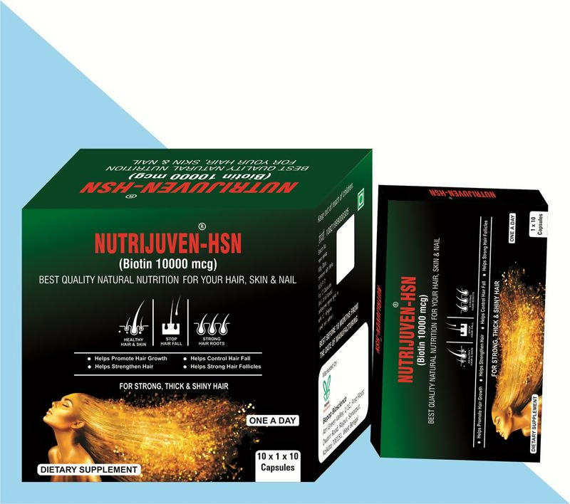 Nutrijuven - Hsn - Biotin 10000 Mcg Capsules