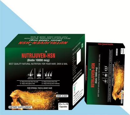 Nutrijuven - Hsn - Biotin 10000 Mcg Capsules