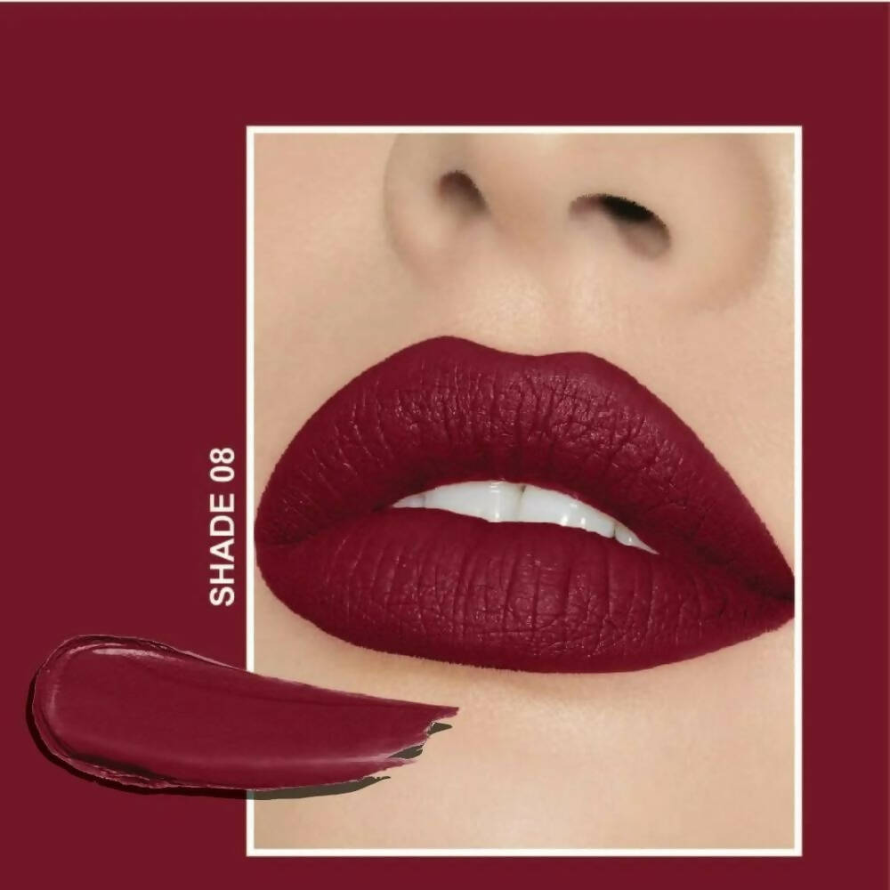 flicka tomato maroon matte finish lipstick shade 08 buy in usa