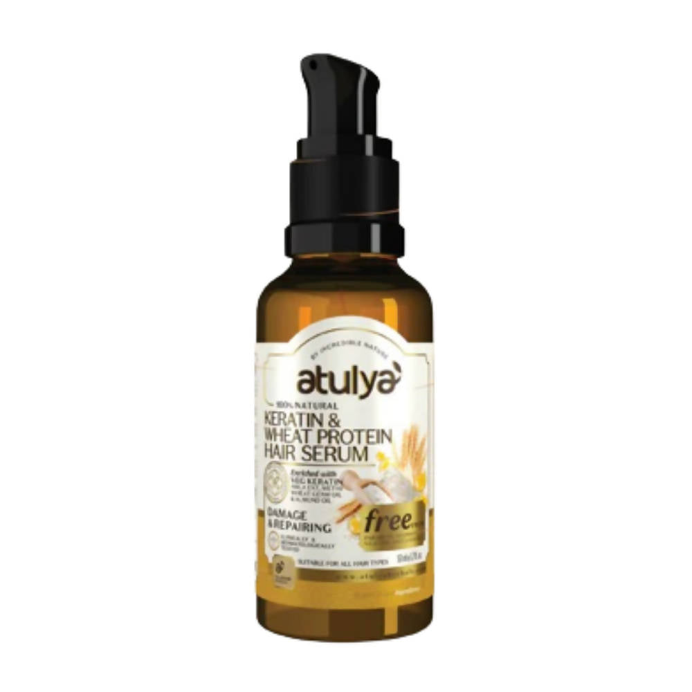 Buy Atulya Keratin & Wheat Protein Hair Serum from DrMediCart, Ship from India to USA
