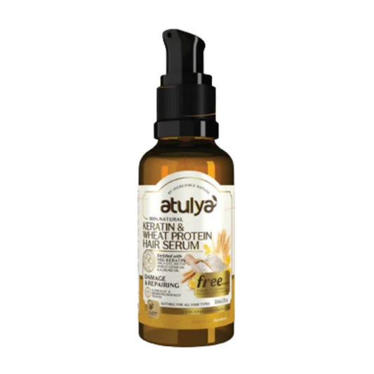 Buy Atulya Keratin & Wheat Protein Hair Serum from DrMediCart, Ship from India to USA