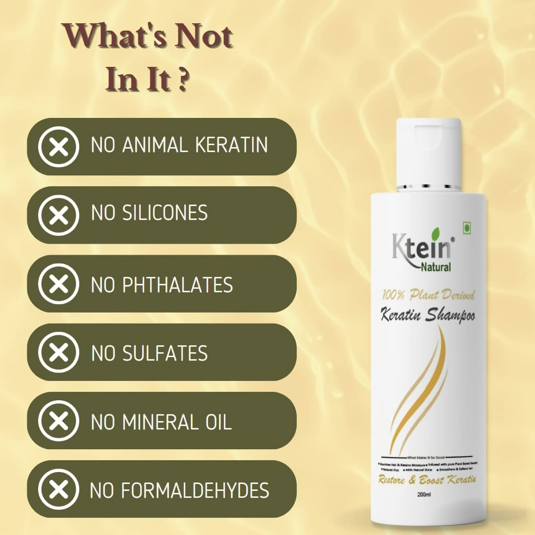 Ktein Natural Plant Derived Keratin Shampoo