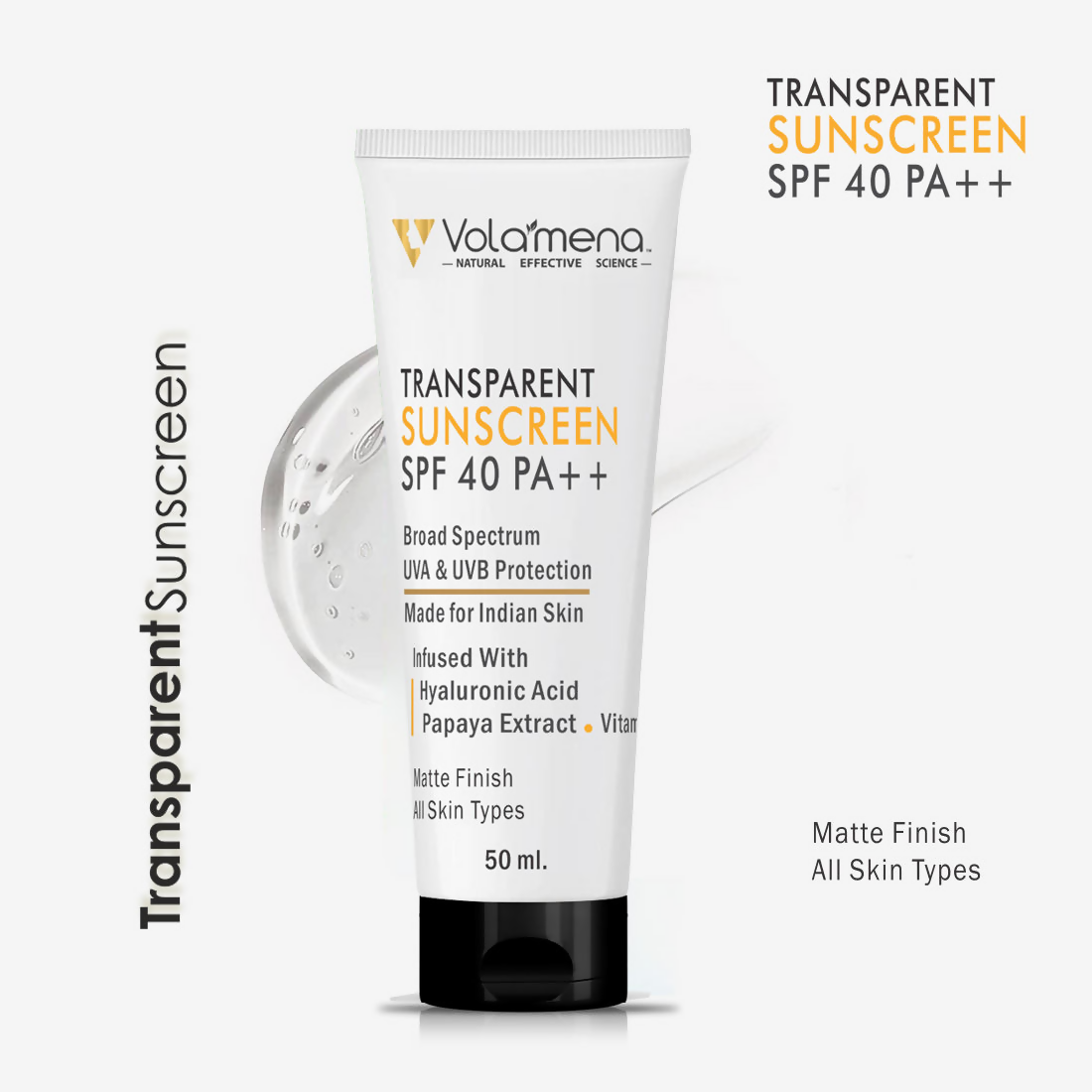Volamena Transparent Sunscreen With SPF 40 PA++