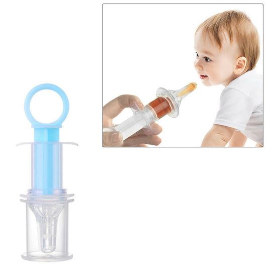 Safe-O-Kid Silicone made BPA free medicine Feeder cum Dropper for Kids- Blue