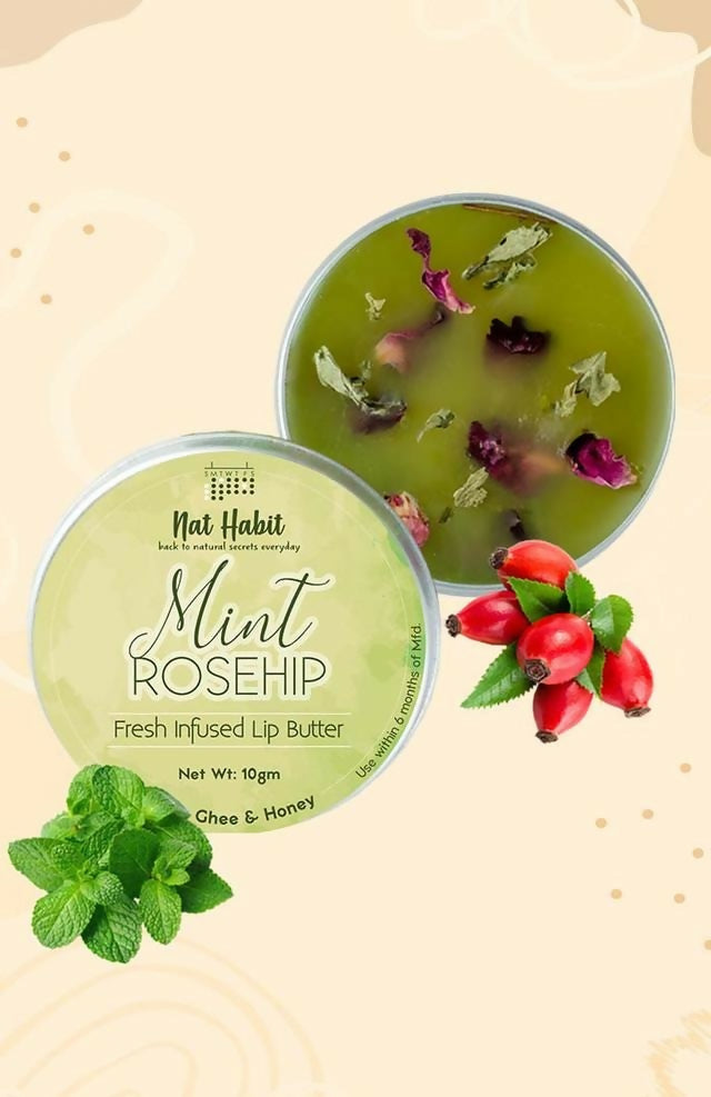 Nat Habit Mint Rosehip Lip Butter