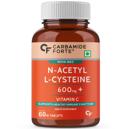 Carbamide Forte N-Acetyl L-Cysteine 600mg Tablets With Vitamin C