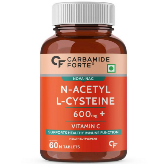 Carbamide Forte N-Acetyl L-Cysteine 600mg Tablets With Vitamin C