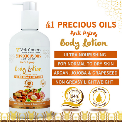 Volamena 6 In 1 Precious Oils Moisturizer Anti Aging Body Lotion