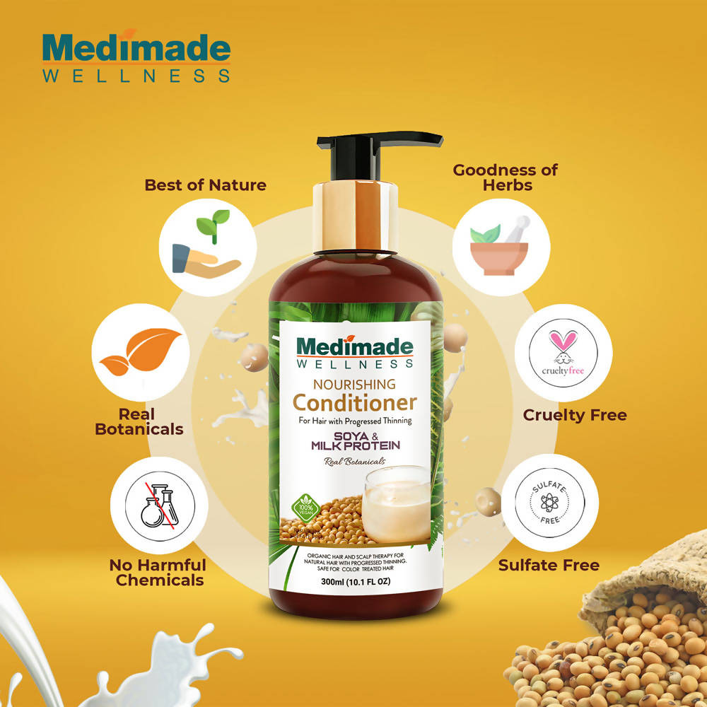 Medimade Wellness Nourishing Conditioner With Soya & Milk Protein - DrMediCart