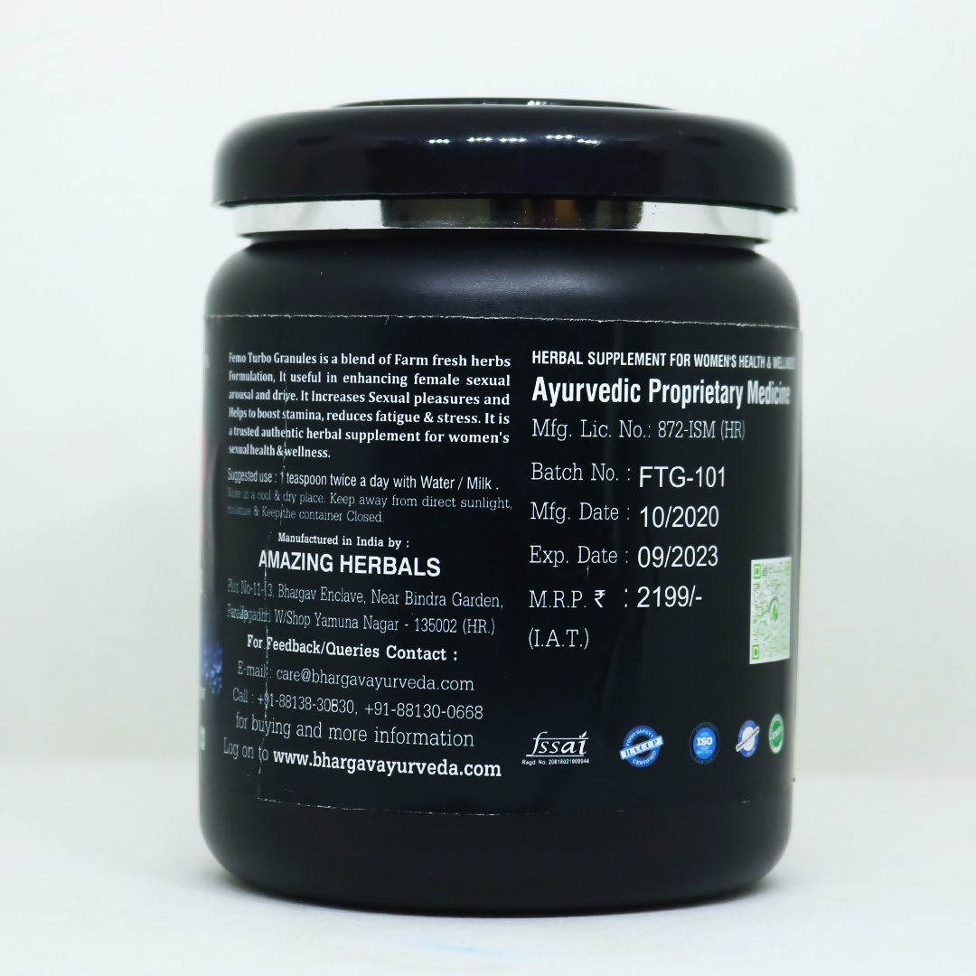Dr.Bhargav’s Femo Turbo Granules Energy Booster