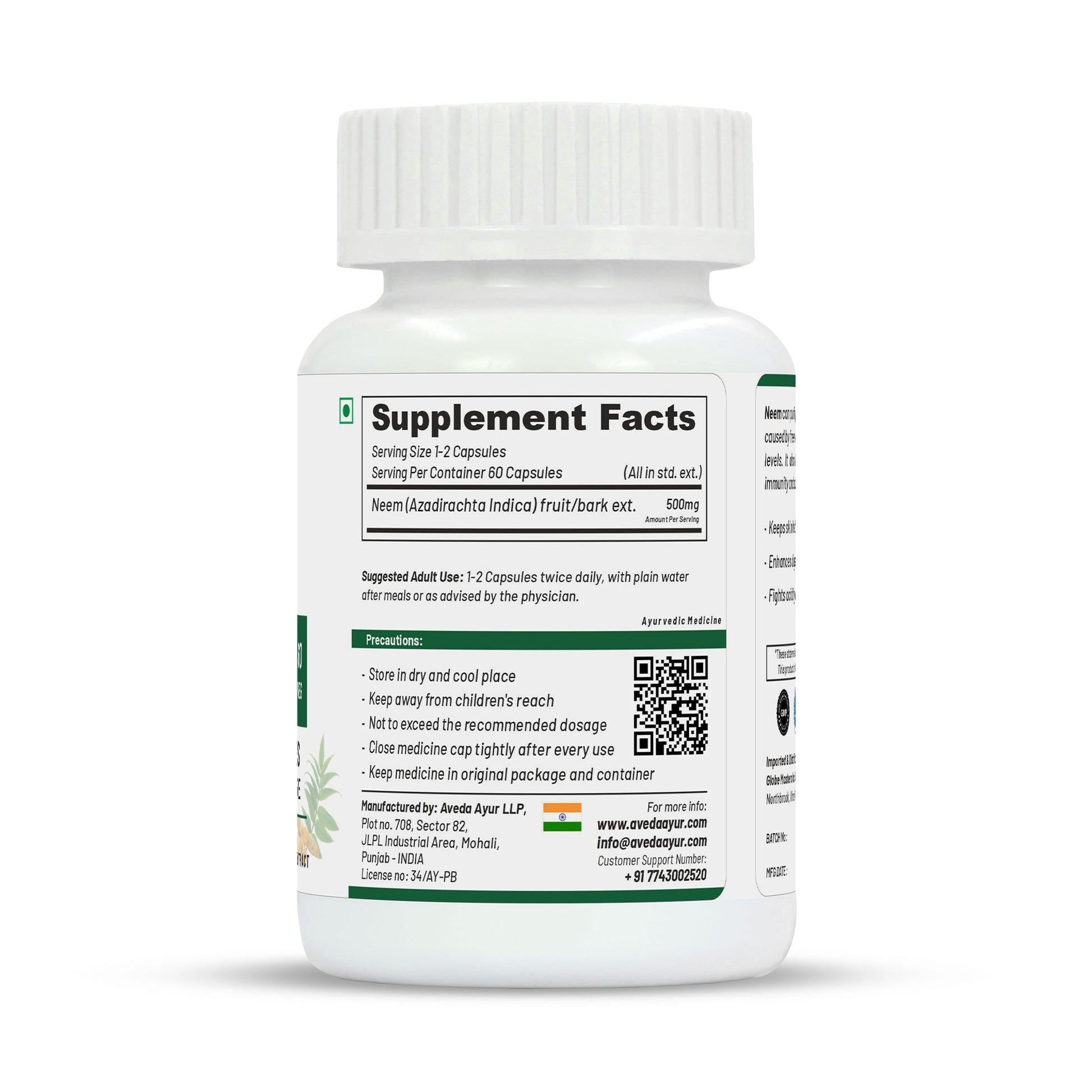 Life Aveda Premium Neem Capsules