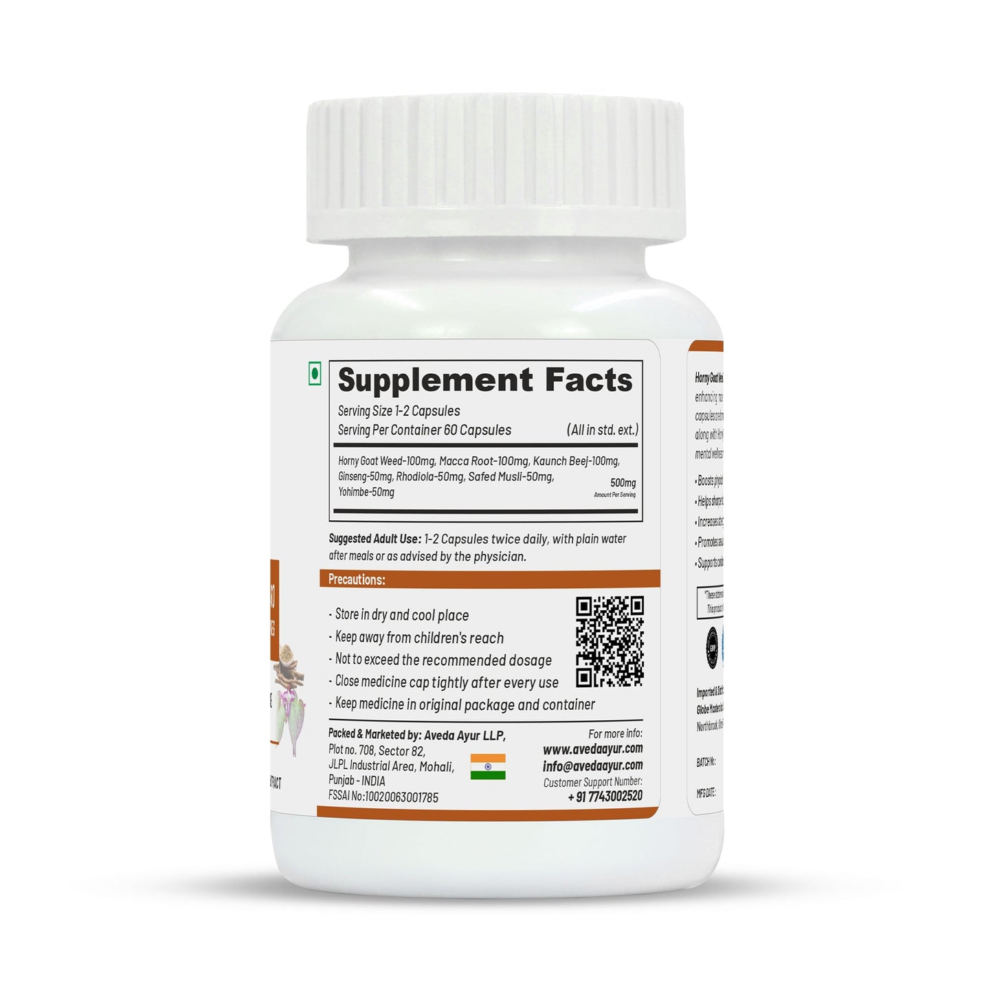 Life Aveda Horny Goat Weed Capsules