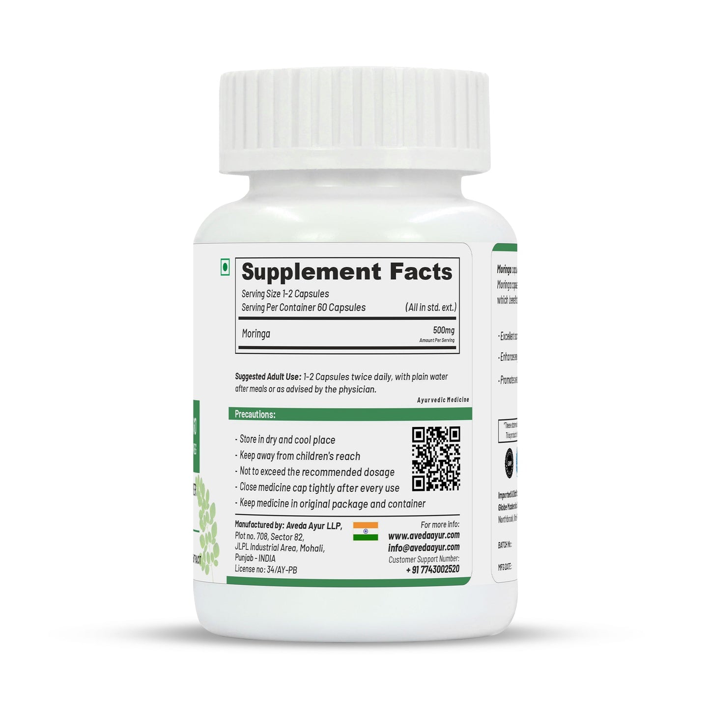 Life Aveda Premium Moringa Capsules