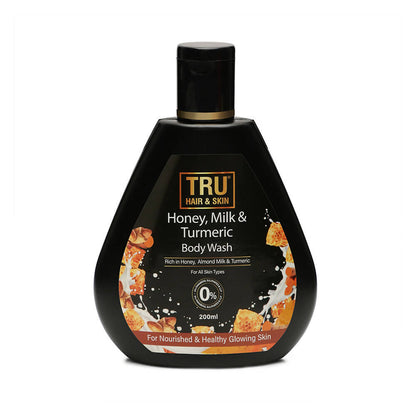 Buy Tru Hair & Skin Honey, Milk & Turmeric Body Wash from DrMediCart, Ship from India to USA