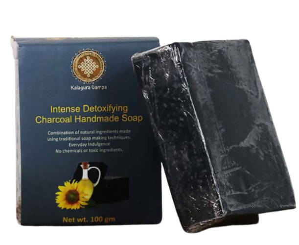 Buy Kalagura Gampa Intense cleanse ifying Charcoal Hand Made Soap from DrMediCart, Ship from India to USA