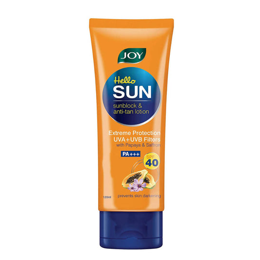 Buy Joy Hello Sun Sunblock & Anti Tan Lotion SPF 40 PA+++ from DrMediCart, Ship from India to USA