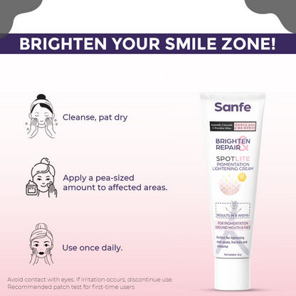 Sanfe Brighten & Repair Spotlite Pigmentation Lightening Cream